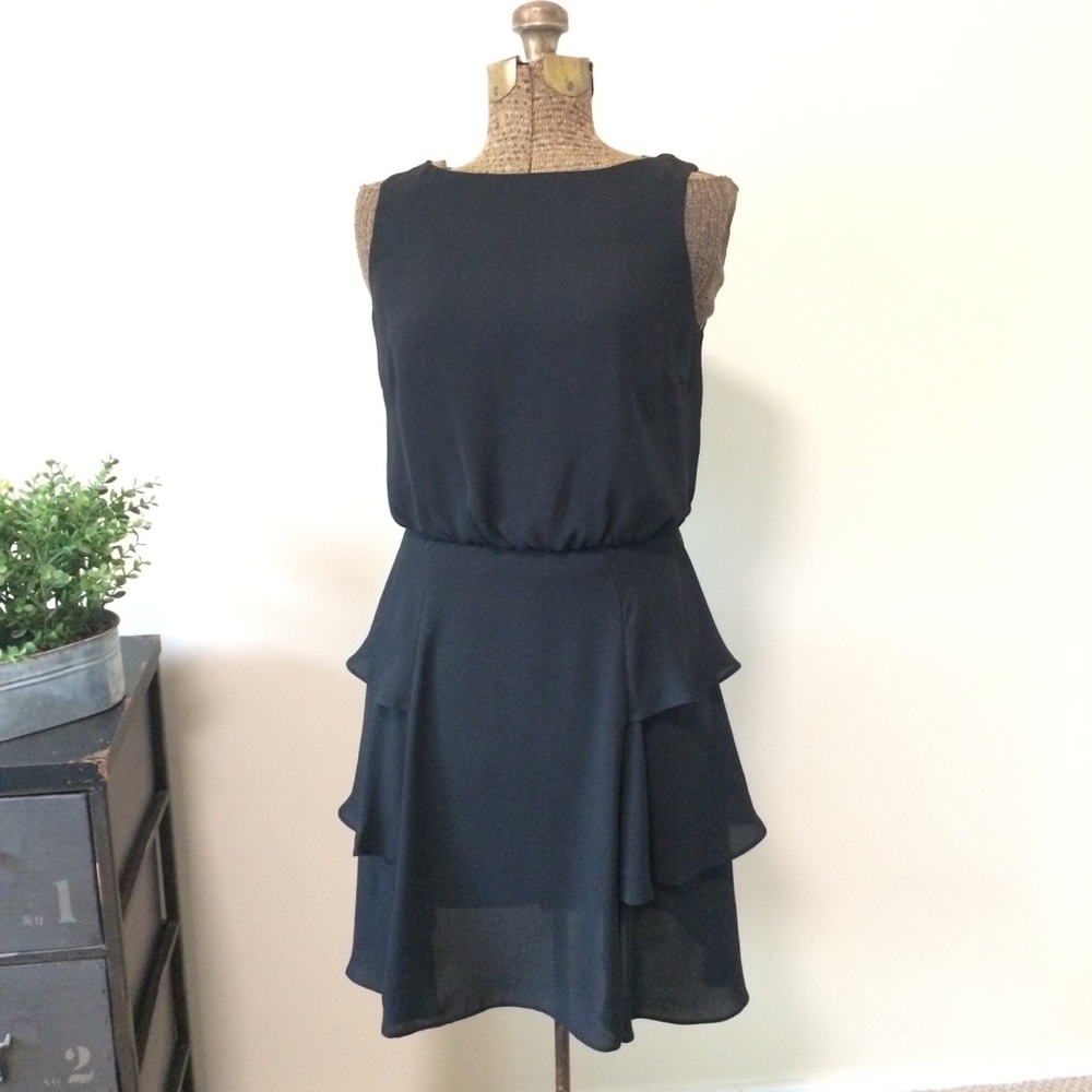 Banana Republic Side Ruffle Tiered Dress <2>
